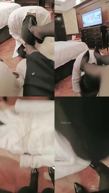 【朱迪女王】黑丝高跟全体重踩踏