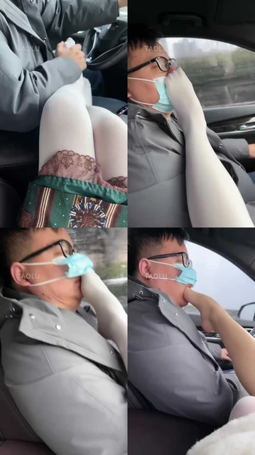 【绘子sama】车上闻原味臭脚