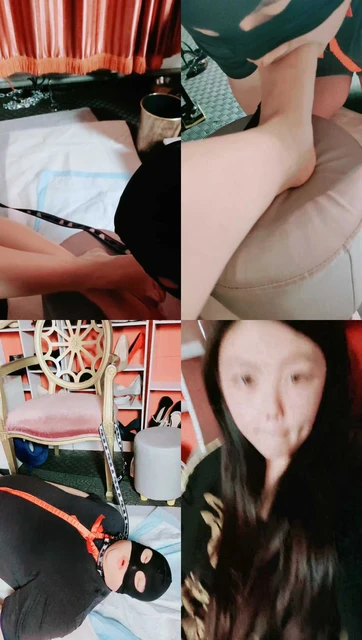 【若澜】高跟裸足恋足舔/插嘴深喉/原味塞嘴