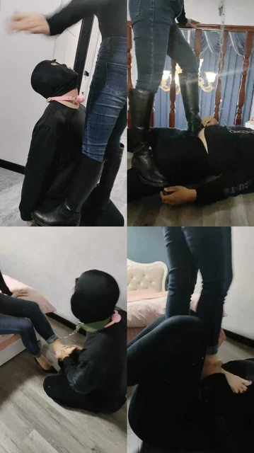 【辣姐S】长靴S骑马/脚踩喂食/裸足踩踏