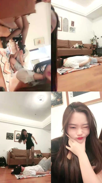 【00后叶娘】双学生S-清理脏鞋/碾压狗爪/人体蹦床