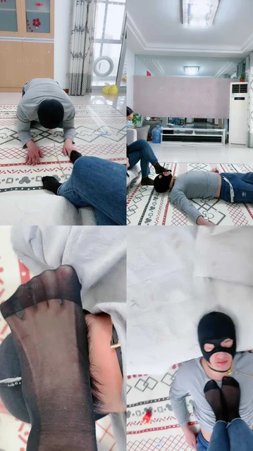 【九蛇大大】黑袜脚踩踏/虐乳/诱惑语言辱骂