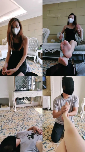 【多多】人肉坐垫/原味肉丝脚踩狗/高跟闻舔