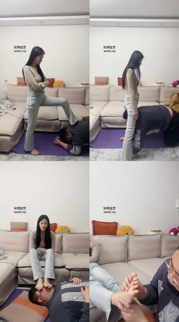 【埋汰】牛仔裤女神S-玉足蹂躏踩/胯下羞辱