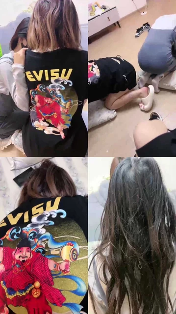 【女仆店素人】推荐-双女M-运动鞋船袜羞辱/舔脚狗爬【完整版】