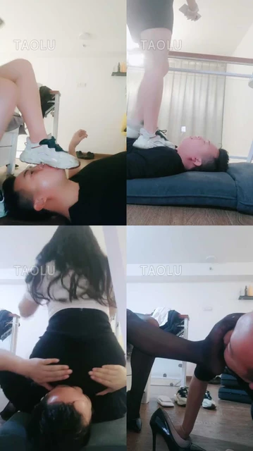 【小贱MT】【暴力】单脚全体重插嘴/踩脸/跳跺