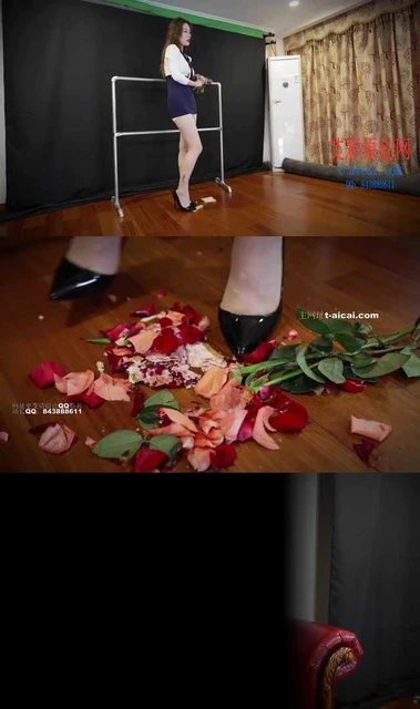 【麦可颂】【奴隶岛】麦可颂高跟踩玫瑰花&面包