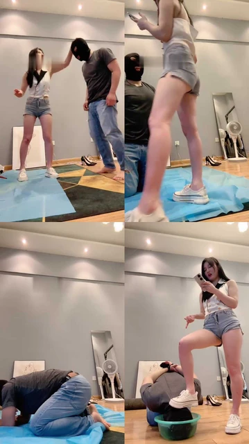 【汐瑶】咀嚼丝袜/高跟舔踩/嘴叼高跟/骑马/sp