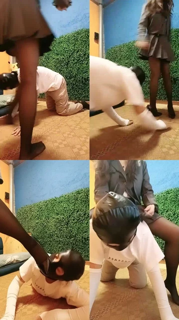 【菲菲女王】黑丝高跟踩虐