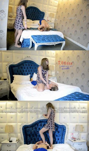 【欣欣】【奴隶岛】欣欣无情坐脸、腿绞杀