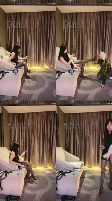 【文希】模特高跟黑丝诱惑调