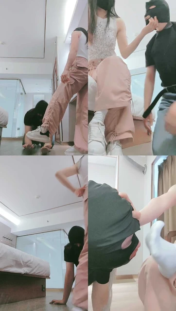 【妮蔻】骑马骑脖/小白鞋白袜虐/碾压狗脸/气味羞辱