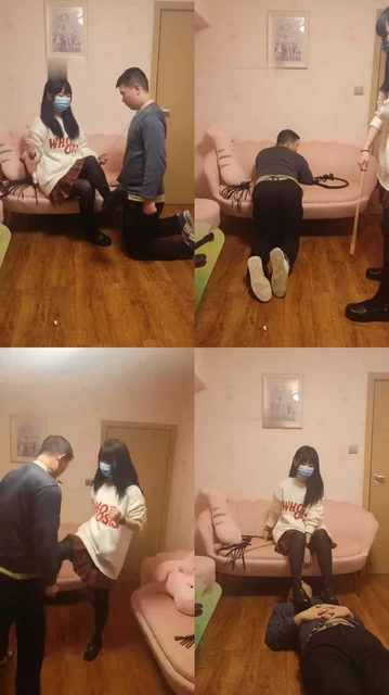 【重庆男神】刑奴专场-耳光踩踏鞭打踢裆