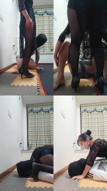 【思纯】黑丝诱惑，小骚狗扛不住了