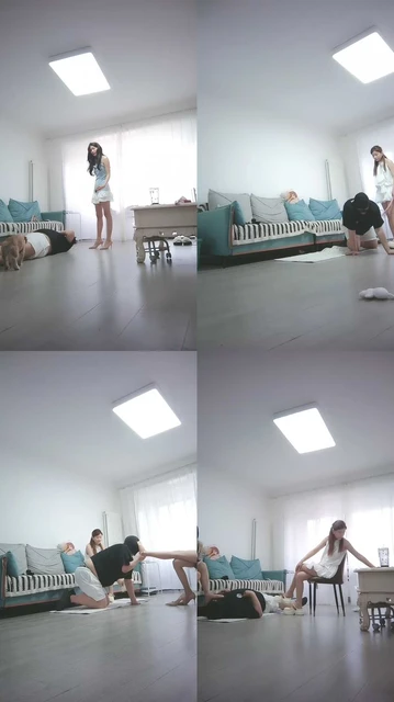 【棠棠殿下】仙仙园区，棠棠殿下，双主玩狗！不听话就被罚