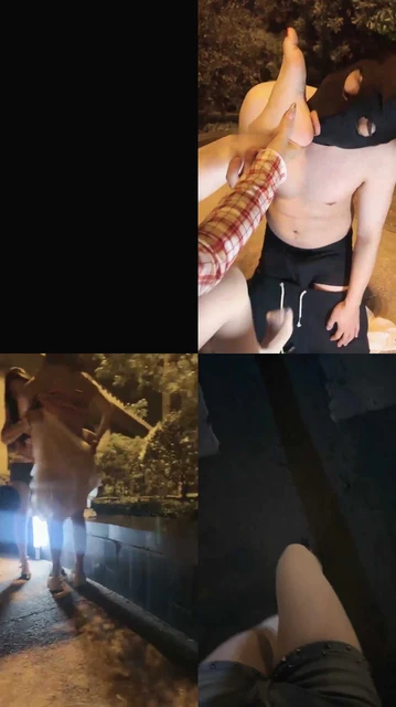 【汐言】奴下奴+女奴露出户外调