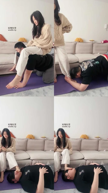 【埋汰】骑马玉足踩踏舔