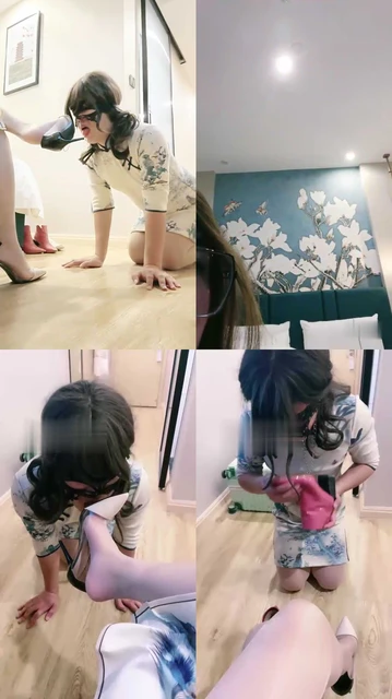 【诗恩大大】让旗袍狗舔脏鞋【双视角版】