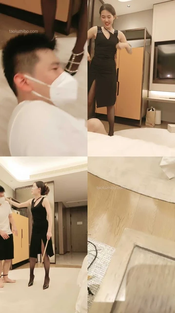 【羽薇】公司文员黑丝高跟调老板