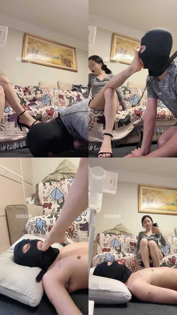 【安安sama】踩踏强制场来了！！首场漏脸玩狗把狗玩爽