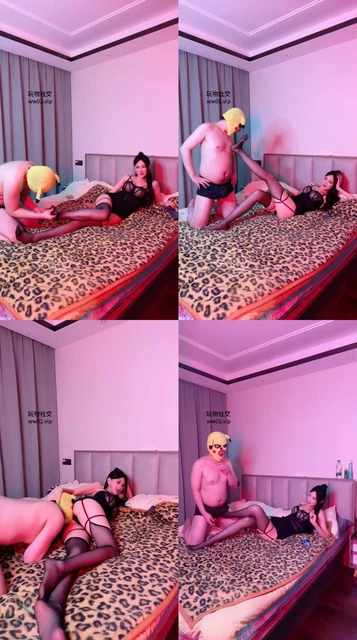 【艾琳】黑丝美腿诱惑绿帽