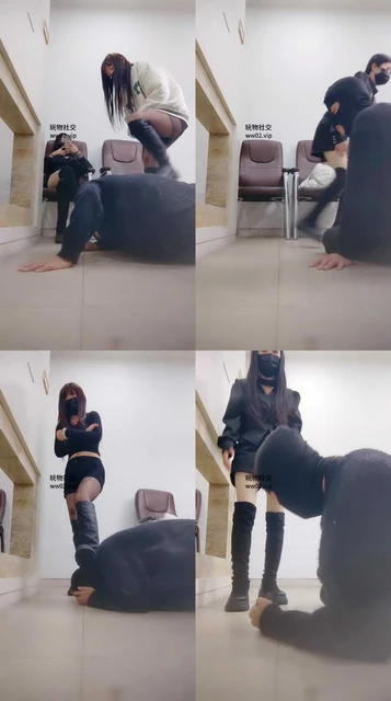 【女生也能很暴力】双S-学生小主暴力虐打老师狗