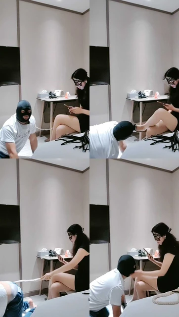 【冷妮娜】鞭打耳光/转胯/高跟恋足舔【完整版】