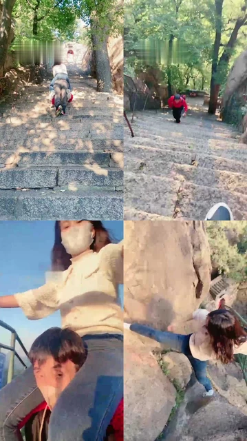 【小劳拉】户外山顶骑马【完整版】