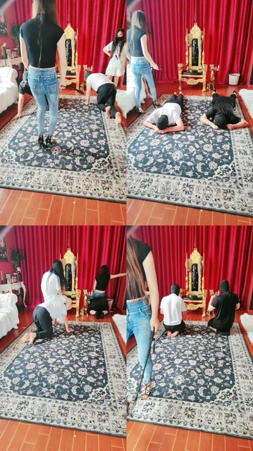 【圈养基地】姐妹花彻底犬化兄弟奴