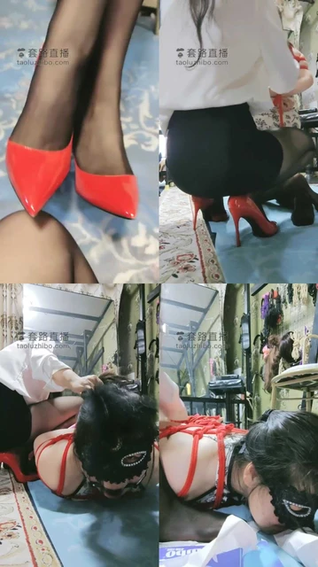 【胭脂S】超强捆绑口球塞嘴-口水直流