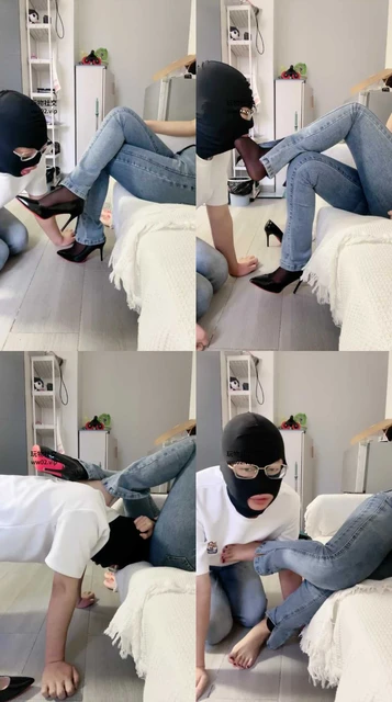 【栀子女王】近距离黑丝高跟玩虐【双视角版】