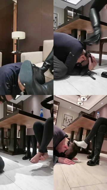 【斯羽】闻素人小姐姐的长靴白棉袜【双视角版】