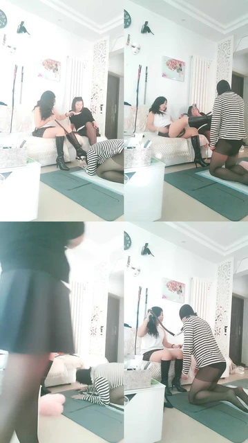 【安然】双S-藤条鞭打/脏鞋黑丝踩/狗链遛狗