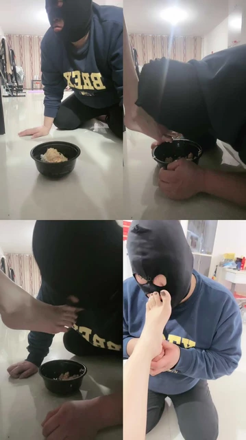 【汐妍大人】踩踏喂食圈养奴