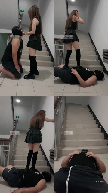 【欣婷Sama】户外玩狗