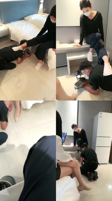 【未知女主】带素人调教贱狗