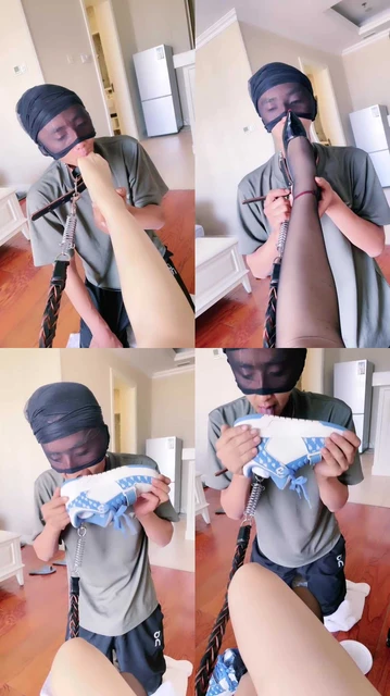 【诗恩大大】吐口水在鞋底让狗舔干净/踩踏喂食【完整版】