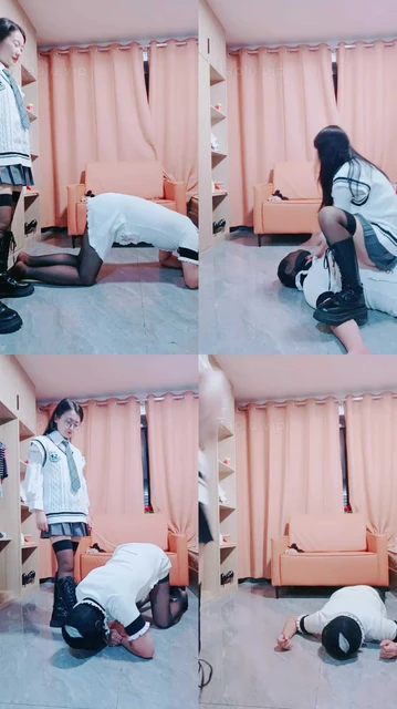 【依然】狂抽耳光/转胯藤条抽/长靴全体重踩踏【完整版】