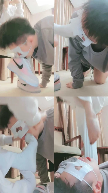 【妮蔻】夜跑后超臭原味脚辱