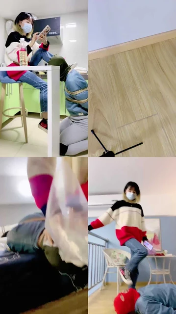 【美离子】五花大绑强制圣水加官窒息