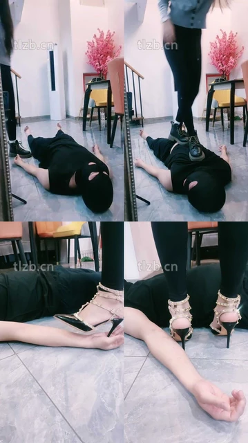 【护短】短靴高跟-全体重踩踏