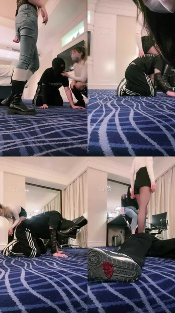 【梦樱】双S刑讯逼供-长靴踢踹踩/耳光/转胯腿绞/抽【双视角版】