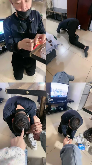 【沐清忧】3S-群调桌底舔脏鞋臭袜/踢踹/踩踏【三视角版】