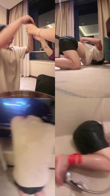 【挽挽大魔王】高跟踩/舔脏鞋底/袜子塞嘴虐打