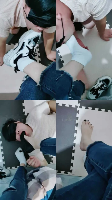 【范爷】舔运动鞋高跟/咀嚼白袜丝袜