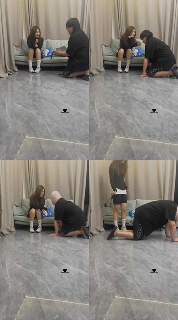 【素人挖掘机】开发白富美女神-运动鞋白袜踩踏/气味辱