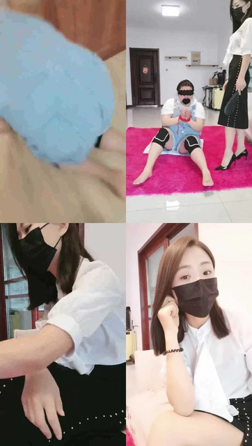 【凌儿女神】母畜-狗笼囚禁/反绑堵嘴暴揍/高跟踩