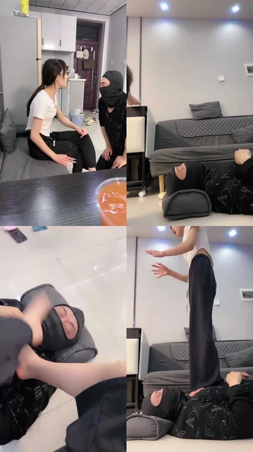 【文文文】精神小妹裸足全体重踩/手脚耳光