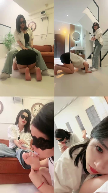 【辣吃多的辣姐s】女奴sp睡前伺候