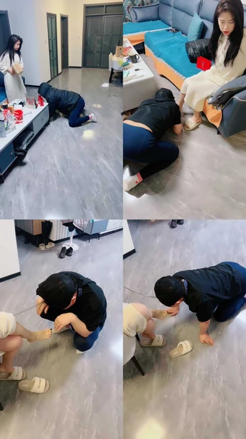 【芷镜小主】暴揍快递小哥后关押狗笼囚禁